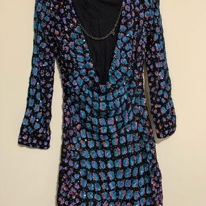 Antik batik jeweled dress